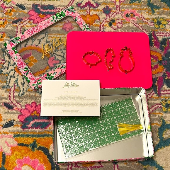 Lilly Pulitzer GWP Cookie Exchange Kit Conch Shell Pink Koala La La NWT - Picture 5 of 7